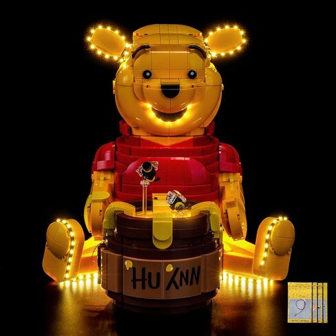 إضاءة LED متوافقة مع LEGO 43300 Winnie the Pooh - مصابيح فقط، مجموعة إضاءة متوافقة مع LEGO Disney 43300، غير متضمنة النموذج in Kuwait