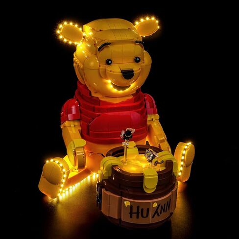 إضاءة LED متوافقة مع LEGO 43300 Winnie the Pooh - مصابيح فقط، مجموعة إضاءة متوافقة مع LEGO Disney 43300، غير متضمنة النموذج in Kuwait