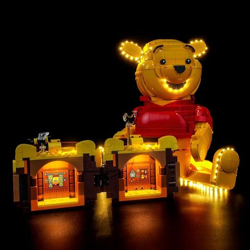 إضاءة LED متوافقة مع LEGO 43300 Winnie the Pooh - مصابيح فقط، مجموعة إضاءة متوافقة مع LEGO Disney 43300، غير متضمنة النموذج in Kuwait