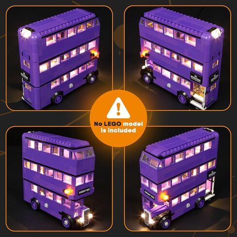 LIGHTAILING Light for Lego-76446 Knight-Bus Adventure - Led Lighting Kit Compatible with Lego Building Blocks Model - NOT Included The Model Set in Kuwait