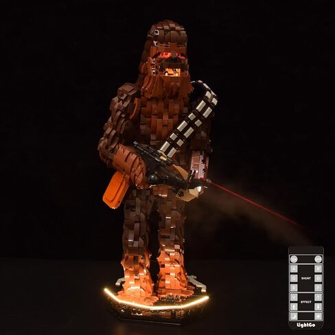 LightGo LED Lighting Kit Designed for Star Wars Compatible with Lego Chewbacca 75371 Building Set - Not Include Model（Remote Version） in Saudi Arabia
