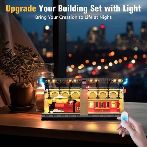 BrickSoul Upgrade Light Kit for Lego 76450 Book Nook: Hogwarts Express Building Set | with ON/Off & Dimmer Switch & Hidden Cable Tech | Easy Install Lighting Set (76450 Set NOT Included) in Saudi Arabia