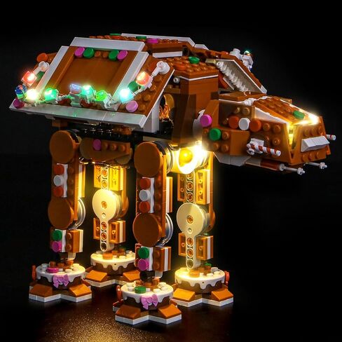 BrickBling LED Light Compatible with Lego Gingerbread at-at Walker, Holiday Décor Lights Compatible with Lego 40806, Christmas Lighting Kit-Excluding Model (Classic Version Light) in Kuwait