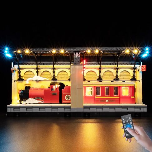 BrickSoul Upgrade Light Kit for Lego 76450 Book Nook: Hogwarts Express Building Set | with ON/Off & Dimmer Switch & Hidden Cable Tech | Easy Install Lighting Set (76450 Set NOT Included) in Saudi Arabia