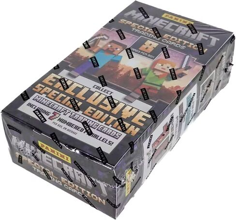 صندوق بطاقات تداول Hobby إصدار خاص من Panini Minecraft لعام 2025 (قاعدة واحدة مرقمة حتى 325 لكل صندوق) in Kuwait
