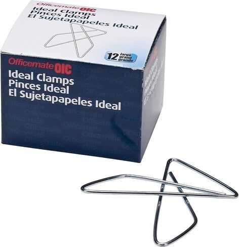 OIC(R) Ideal Clamps, Large, Box Of 12 in Kuwait
