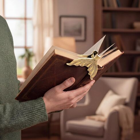 2 Pcs Fish Tail Journal Clips Metal Book Cilps to Hold Journal Open Vintage Mermaid Clamp Textured Bronze Storage Clip Bookmark Holder for Scrapbook Document Reading Accessory in Kuwait