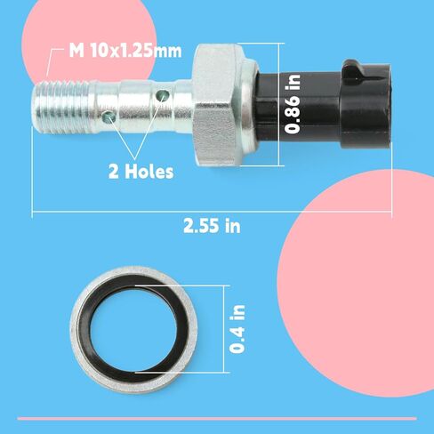 4014262 Brake Pressure Switch with Seal Kit Replacement for Polaris Ranger 1000 570 500 530 for RZR Pro XP for Sportsman for General Models 2015-2024 Replaces 4081117, Includes Seal 5413212 in Saudi Arabia