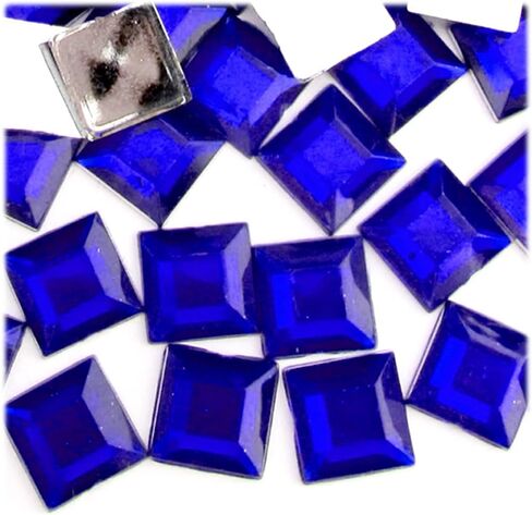 The Crafts Outlet 144pc Loose Rhinestones Square 14mm - Flatback Crystal Clear in Saudi Arabia