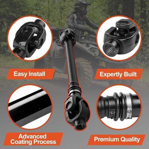 Rear Drive Shaft Propshaft Assembly, Fit for Can-Am Outlander 570, Fit for Can-Am Outlander 1000/ 1000R, Fit for Outlander MAX 1000R, Fit for Outlander MAX 570/650/ 850/1000, OE 703500989 in Kuwait