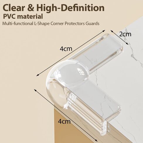4 Pack Corner Protector, Furniture Corner Guard & Edge Safety Bumpers, Round Shape Protector, Beige in Kuwait