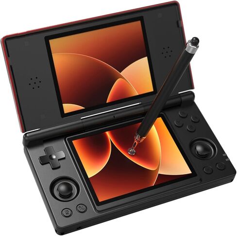 Anbernic RG DS Flip Retro Handheld Game Console , RGDS 4.0 Inch Dual IPS Touch Screen Android 14 System 4000mAh Battery 3+32GB(RG DS-Black) in Kuwait