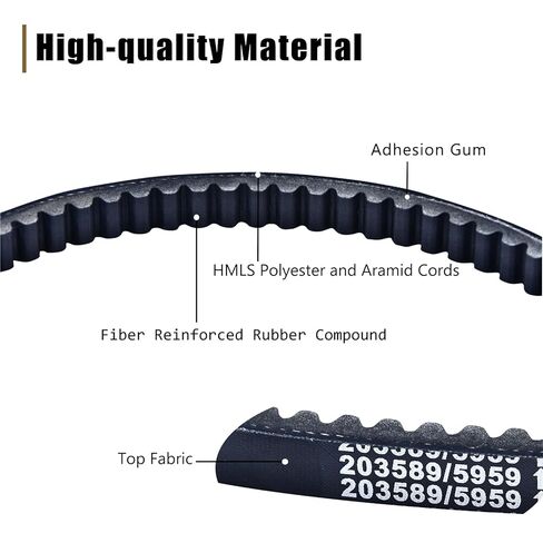 JNDO 30 Series Torque Converter Belt 3-Pack Replacement for Comet 203589 Manco 5959 Coleman KT196 Murray 12-8487 Go Kart Drive Belt in Saudi Arabia