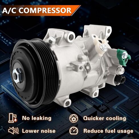 Air Conditioner AC Compressor with A/C Clutch Compatible with 2014-2022 Corolla & 2017-2018 Corolla IM 1.8L Replace 8831002850 8831002851 8831002852 8831002B80 8831012B30 883101A841 in Saudi Arabia