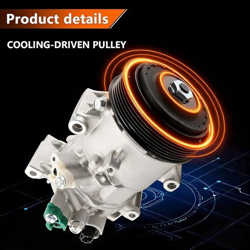 Air Conditioner AC Compressor with A/C Clutch Compatible with 2014-2022 Corolla & 2017-2018 Corolla IM 1.8L Replace 8831002850 8831002851 8831002852 8831002B80 8831012B30 883101A841 in Saudi Arabia