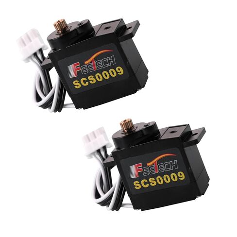 RCmall (Feetech) 2.3 كجم 6V Micro Servo (2-Pack) SCS0009، محرك رقمي ميتال جير مع تعليقات TTL وحافلة تسلسلية لذراع روبوت RC، والسيارة، ومشاريع طائرات الهليكوبتر DIY in Kuwait