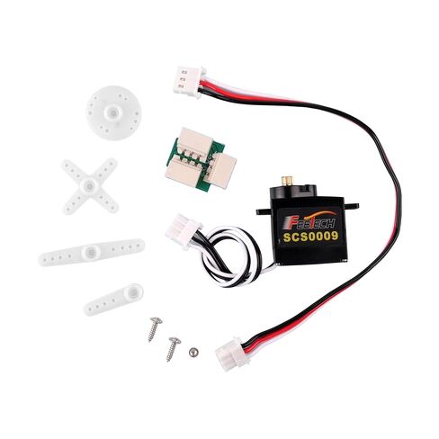 RCmall (Feetech) 2.3 كجم 6V Micro Servo (2-Pack) SCS0009، محرك رقمي ميتال جير مع تعليقات TTL وحافلة تسلسلية لذراع روبوت RC، والسيارة، ومشاريع طائرات الهليكوبتر DIY in Kuwait