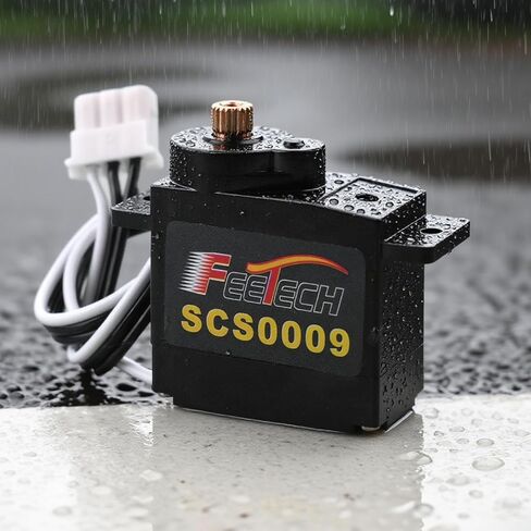 RCmall (Feetech) 2.3 كجم 6V Micro Servo (2-Pack) SCS0009، محرك رقمي ميتال جير مع تعليقات TTL وحافلة تسلسلية لذراع روبوت RC، والسيارة، ومشاريع طائرات الهليكوبتر DIY in Kuwait