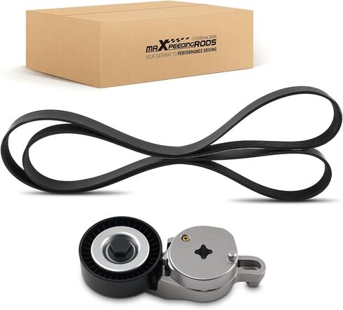 maXpeedingrods Engine Serpentine Belt Drive Kit with Tensioner for Toyota RAV4 2009-2018 Camry 2012-2017 Scion tC 2011-2016 L4 2.5L 166200V020 166200V021 1662036012 in Kuwait