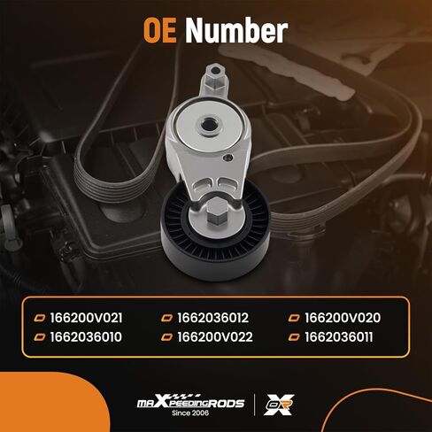 maXpeedingrods Engine Serpentine Belt Drive Kit with Tensioner for Toyota RAV4 2009-2018 Camry 2012-2017 Scion tC 2011-2016 L4 2.5L 166200V020 166200V021 1662036012 in Kuwait
