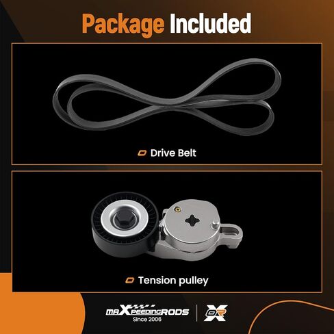 maXpeedingrods Engine Serpentine Belt Drive Kit with Tensioner for Toyota RAV4 2009-2018 Camry 2012-2017 Scion tC 2011-2016 L4 2.5L 166200V020 166200V021 1662036012 in Kuwait
