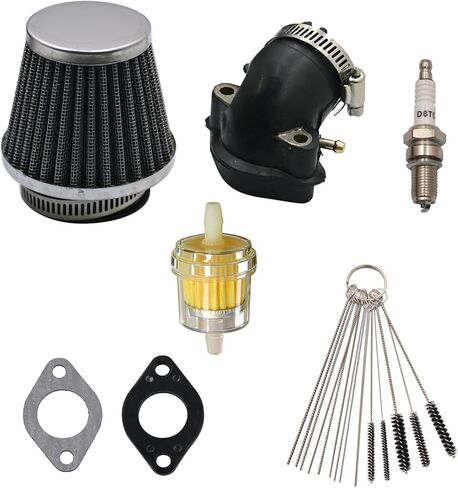 Priprilod Carburetor with Gasket & Fuel Filter DF200GKA Compatible with Dongfang 200CC Go Kart Carb Replacement in Kuwait