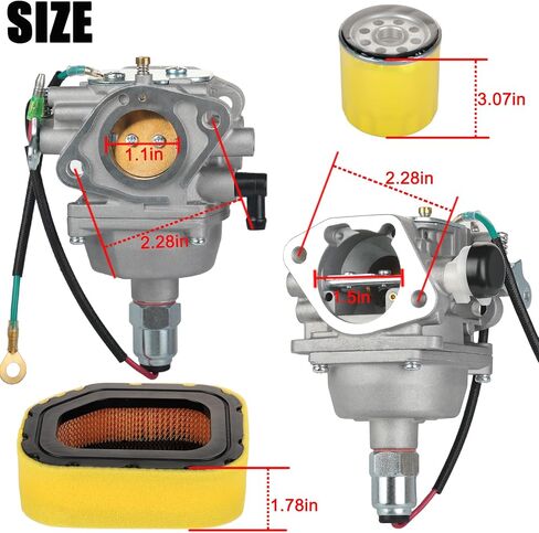 SV725 Carburetor for Kohler Courage 23 24 25 26 27 hp SV730 SV735 SV710 SV715 SV740 SV720 SV810 SV820 22HP Engine Replace for 32 853 12-S 32-853-08 32-853-06 32-853-04 with Air Filter Tune Up Kits in Saudi Arabia