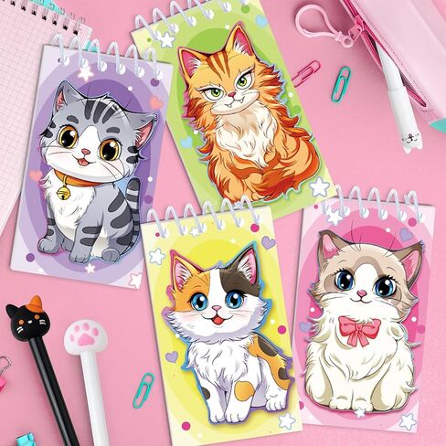 DMIGHT Cat Party Favors Cat تحت عنوان لوازم الحفلات Goodie Bag Stuffers الحشو لـ PET Party Party Classroom School مكافأة الهدايا الجوائز Goodie Bag Stuffers قم بزيارة المتجر in Kuwait