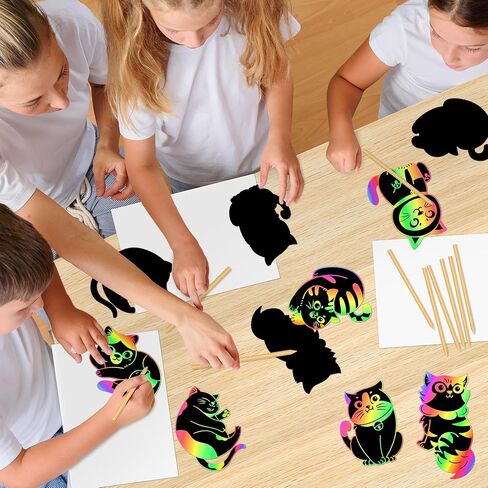 DMIGHT Cat Party Favors Cat تحت عنوان لوازم الحفلات Goodie Bag Stuffers الحشو لـ PET Party Party Classroom School مكافأة الهدايا الجوائز Goodie Bag Stuffers قم بزيارة المتجر in Kuwait