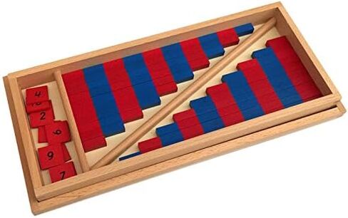Montessori Small Number Numerical Rods with Number Tiles in Kuwait
