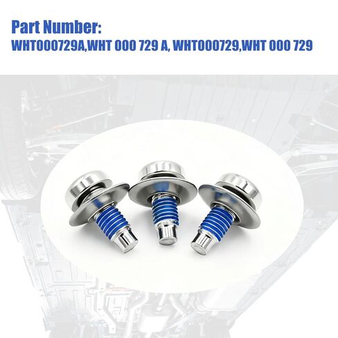 WHT000729A Engine Undertray Screw Bolt Kit, M8x20 M8x20 Bolt Hexagon Hex Socket Head, Fits VW Golf, Passat, Tiguan/Audi A3, A4, A6, Q5, Q7 (3PCS) in Saudi Arabia