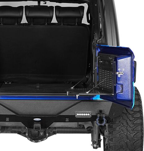 Hooke Road Wrangler JL Tailgate Table Overland Camping Desk لـ 2018-2026 Jeep Wrangler JL JLU، رف تخزين منظم للملحقات الخارجية in Kuwait