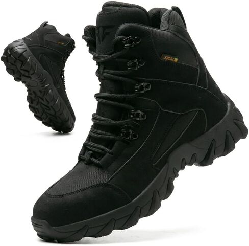 Steel Toe Boots for Men Women Lightweight Stylish Safety Boots Women Slip Resistant High Top Comfortable Steel Toe Work Shoes Puncture Proof Ccomposite Construction Shoes in Saudi Arabia