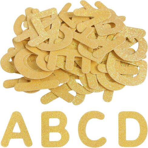SYLVASS 72Pcs Glitter Iron-on Letters and Numbers Patches for Clothing Backpack Hats Shirts Jeans Bags, DIY Accessories-Black in Kuwait