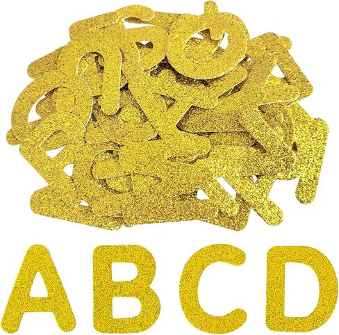 SYLVASS 72Pcs Glitter Iron-on Letters and Numbers Patches for Clothing Backpack Hats Shirts Jeans Bags, DIY Accessories-Black in Kuwait