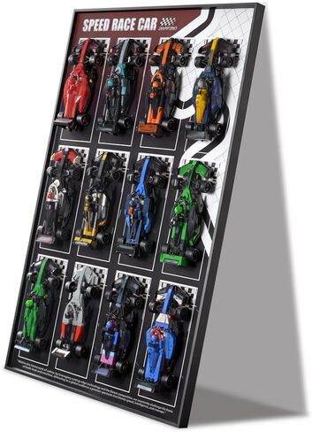 Display Wallboard for Lego Speed Champions Ultimate Formula 1 Collector's Pack, Wall Mount for Lego Collectible F1 Model Car Kit (Car Not Included) in Saudi Arabia