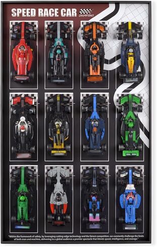 Display Wallboard for Lego Speed Champions Ultimate Formula 1 Collector's Pack, Wall Mount for Lego Collectible F1 Model Car Kit (Car Not Included) in Saudi Arabia