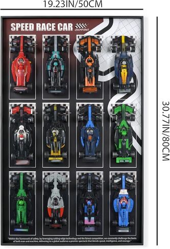 Display Wallboard for Lego Speed Champions Ultimate Formula 1 Collector's Pack, Wall Mount for Lego Collectible F1 Model Car Kit (Car Not Included) in Saudi Arabia