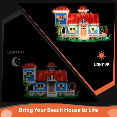 LED Light Kit for Lego 43268 Lilo and Stitch Beach House - Lighting Accessories Compatible with Disney 43268 Model - NOT Included The Model Set in Saudi Arabia