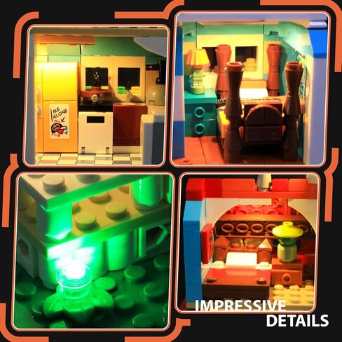 LED Light Kit for Lego 43268 Lilo and Stitch Beach House - Lighting Accessories Compatible with Disney 43268 Model - NOT Included The Model Set in Saudi Arabia