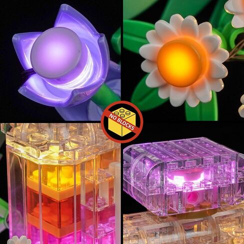 BrickBling LED Light Only, Compatible with Lego Creator 3 in 1 Floral Decor Perfume Bottle 31383-Not Come with Model in Kuwait