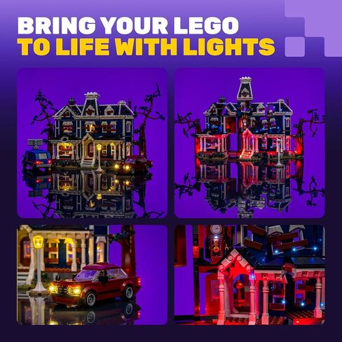 Light My Bricks LED Light Kit for Lego The Creel House 11370 – Custom DIY Display Lighting with Precision LEDs to Illuminate and Enhance Lego 11370 Model (Lights Only, Model Not Included) in Saudi Arabia