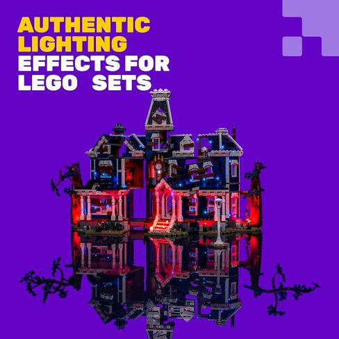 Light My Bricks LED Light Kit for Lego The Creel House 11370 – Custom DIY Display Lighting with Precision LEDs to Illuminate and Enhance Lego 11370 Model (Lights Only, Model Not Included) in Saudi Arabia