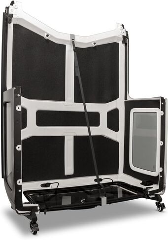 Premium Hardtop Storage Cart with Locking Casters - JK/JL - Fits Jeep JK/JL Hardtops - Foam-Padded Contact Protection at All Points - Liftgate Retention Strap Included - Molded Rubber in Saudi Arabia