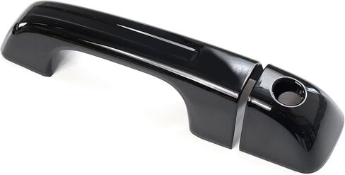 Barong for Dodge Ram 1500 2019-2025 ملحقات غطاء مقبض الباب حواف خارجية حماية المقبض أسود لامع (ث/س فتحة ذكية، وليس لـ 1500 كلاسيكي) in Kuwait