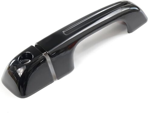 Barong for Dodge Ram 1500 2019-2025 ملحقات غطاء مقبض الباب حواف خارجية حماية المقبض أسود لامع (ث/س فتحة ذكية، وليس لـ 1500 كلاسيكي) in Kuwait