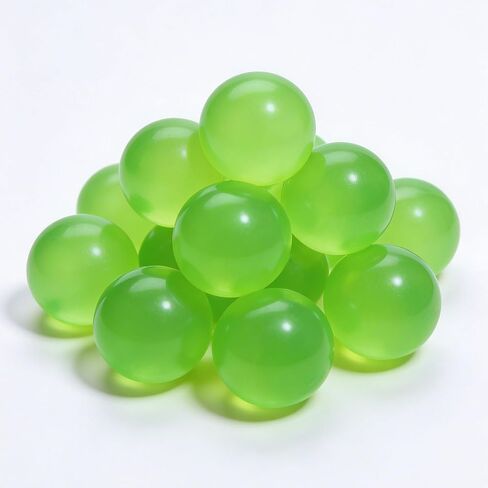 16 PCS Glow in The Dark Bouncy Balls - 1 Inch Super High Bounce Balls Bulk Pack for Kids Party Favors, Goodie Bag Stuffers & Vending Machines for Boys and Girls in Saudi Arabia