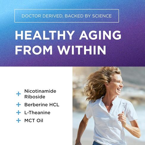 DR. EMIL NUTRITION NAD+ Boost - Nicotinamide Riboside Supplement for Longevity, Healthy Aging & Cellular Regeneration - NAD Supplement with with Berberine, L-Theanine & Niacin Twin Pack in Saudi Arabia