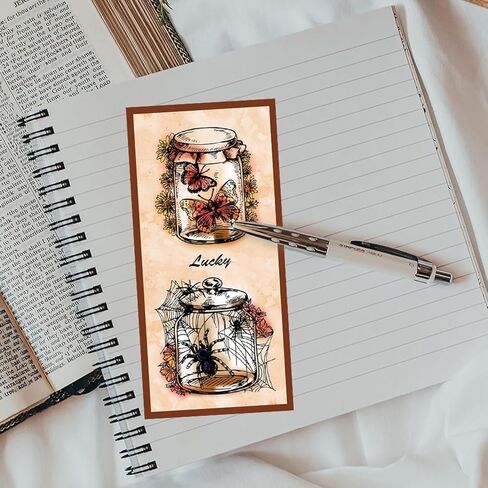 4Pcs Mini Bottle Insects Clear Stamps for DIY Scrapbooking Mini Butterfly Bee Spider Beetle Silicone Stamp Seals Transparent Stamps for Cards Making Photo Album Journal Home Decoration in Kuwait
