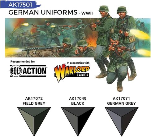 AK QUICK GEN SET AK17501 GERMAN UNIFORMS (3x18ml) in Kuwait